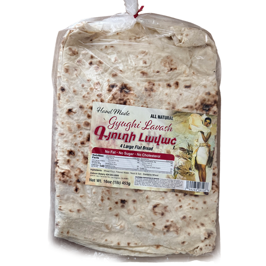 Zaitoon Bakery - Gyughi Lavash - 4 Large Flat Bread