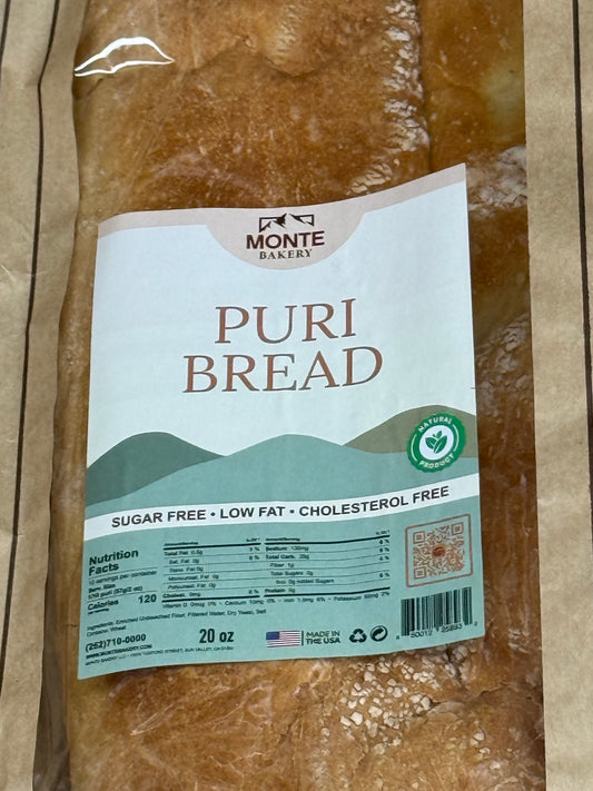 Monte Bakery - Puri Bread - 20 oz.