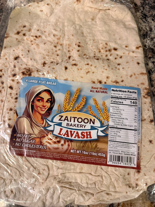 Zaitoon Bakery - Lavash - 16 oz.