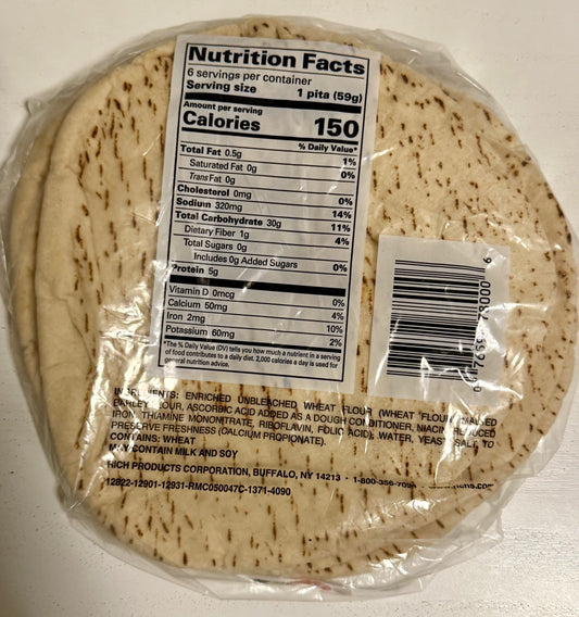 Arabic Bread Pita 12 oz.