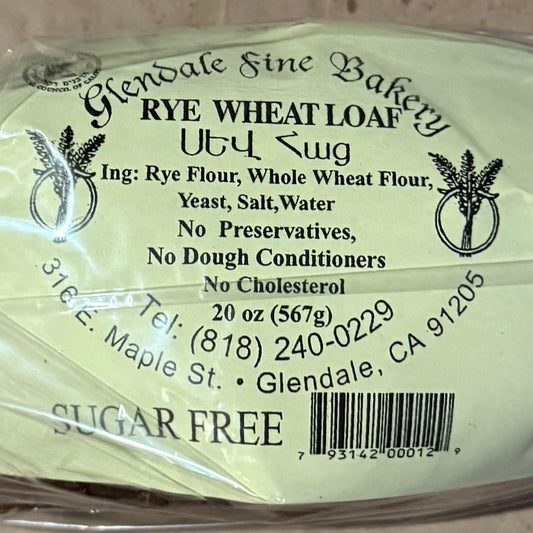 Glendale Fine Bakery - Rye Wheat Loaf - Սև հաց