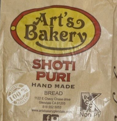 Art's Bakery - Shoti Puri Bread